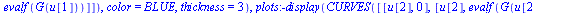 proc () plots:-display([plot(G(v), v = -10 .. 10, view = [-10 .. 10, `*`(-1, `*`(.1)) .. .2]), plots:-pointplot([u[1], G(u[1])], thickness = 10, symbol = solidcircle, symbolsize = 20, color = blue), p...
